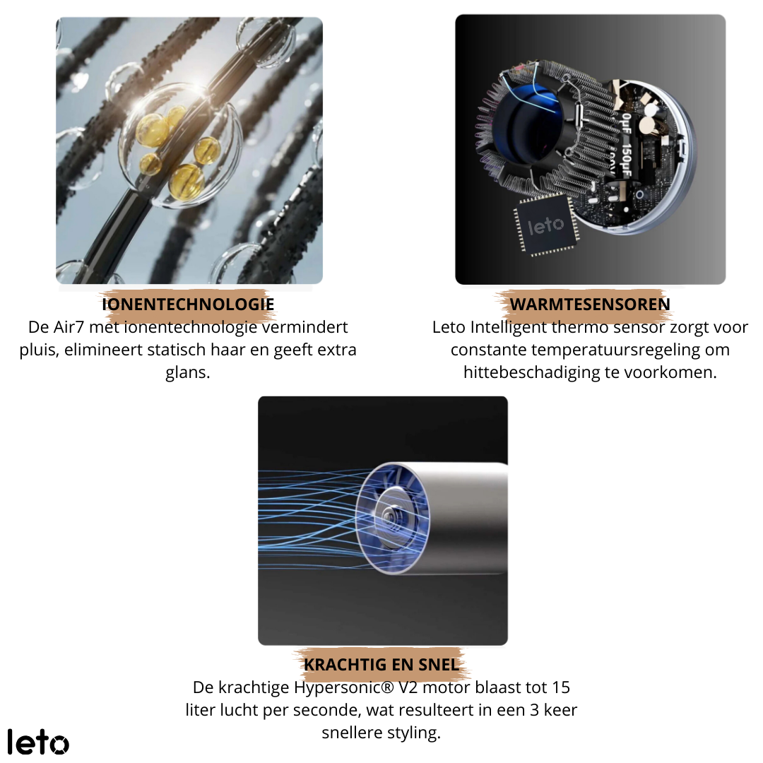 Leto Air7 Airstyler – 7 einzigartige Funktionen