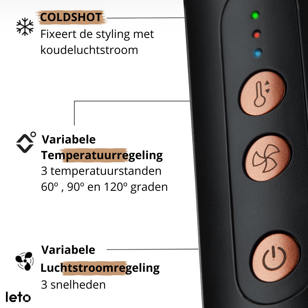 Leto Air7 Airstyler – 7 einzigartige Funktionen
