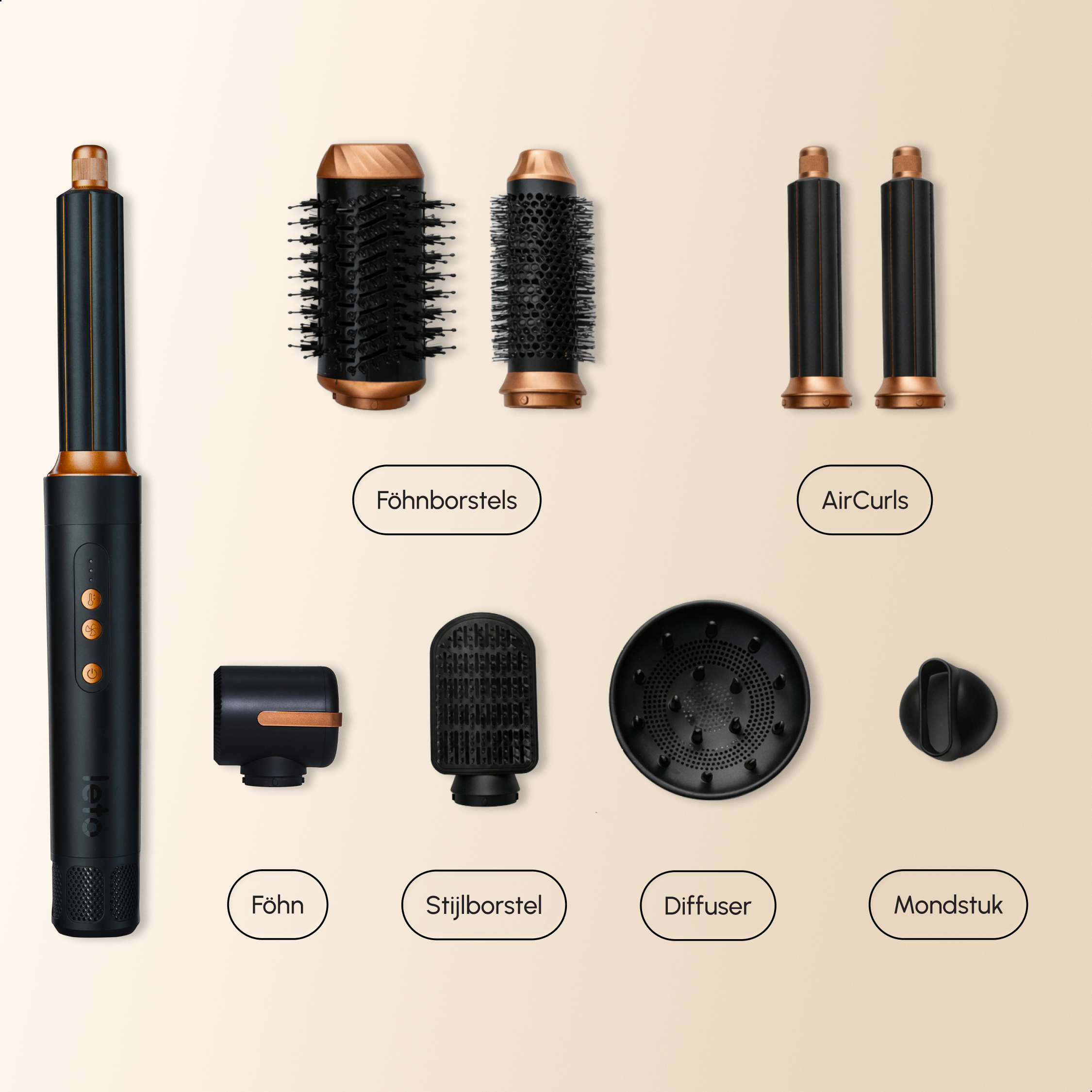 Leto Air7 Airstyler – 7 einzigartige Funktionen